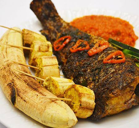 Bolle.. 2Plantain And 2,300Fish.. #4500. Note. Don't Eat If Seal Is Broken. Available From 10.30am to 4pm